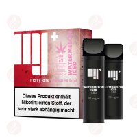 Marry Jane - Pre-filled Pods Watermelon Iced CBD & Nikotin Salz 20mg/ml