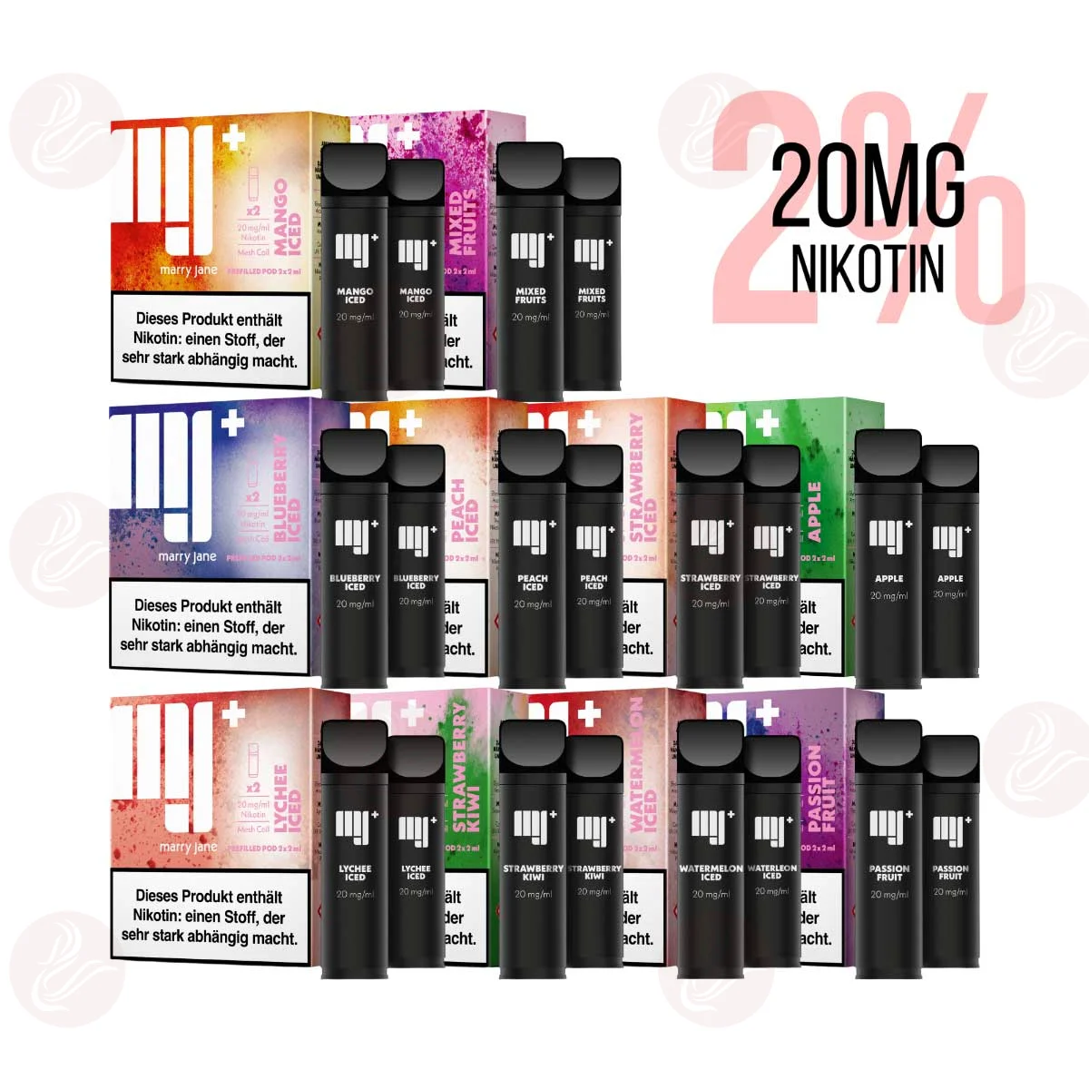 Marry Jane - Pod preriempiti 20 mg/ml (2%) di sale di...