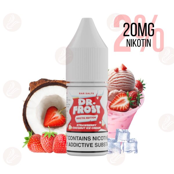 DR. Frost - Bar Salts - Arctic Edition - Strawberry Coconut Ice Cream - 20mg Nikotinsalz