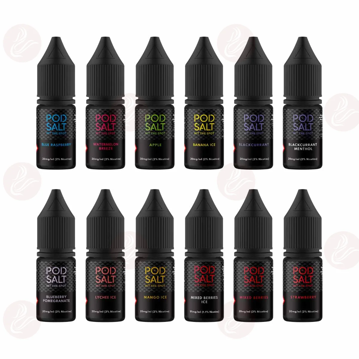 Pod Salt - Liquide à la nicotine 10 mg et 20 mg