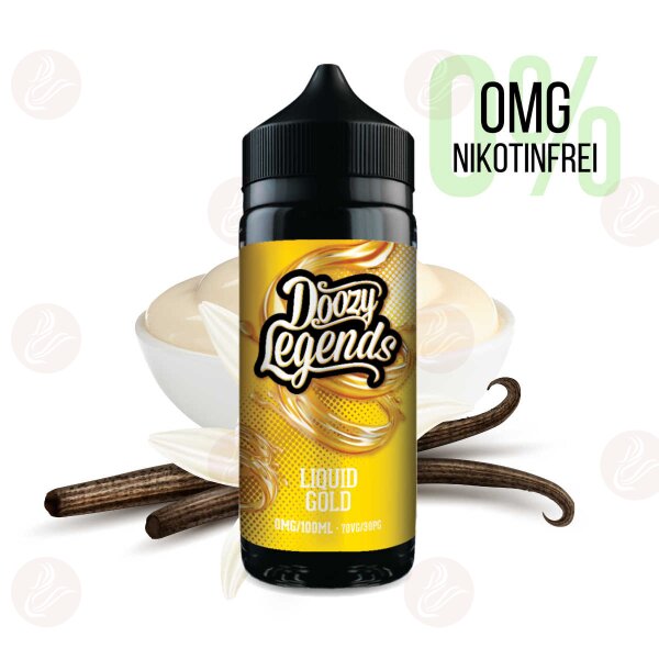 DOOZY VAPE - Doozy Legends - Shortfill 120 ml  Liquid Gold Senza nicotina