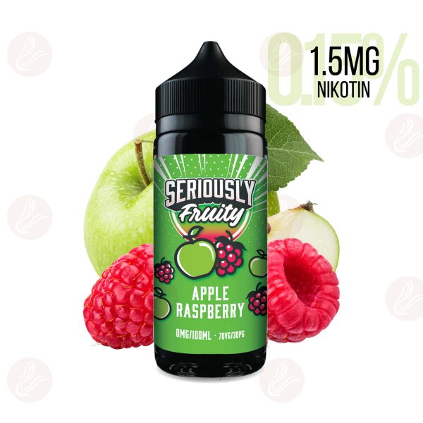 DOOZY VAPE - Seriously Fruity - Shortfill 120ml  Apple Raspberry 1.5mg/ml
