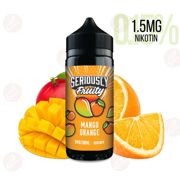 DOOZY VAPE - Seriously Fruity - Shortfill 120 ml  Mangue Orange 1,5 mg/ml