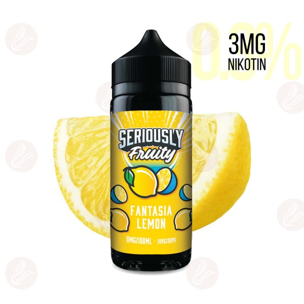 DOOZY VAPE - Seriously Fruity - Shortfill 120ml  Fantasia Lemon 3mg/ml