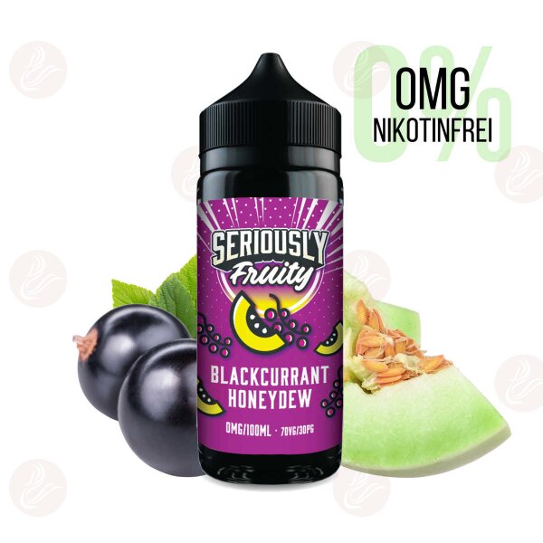 DOOZY VAPE - Seriously Fruity - Shortfill 120ml  Blackcurrant Honeydew Ohne Nikotin