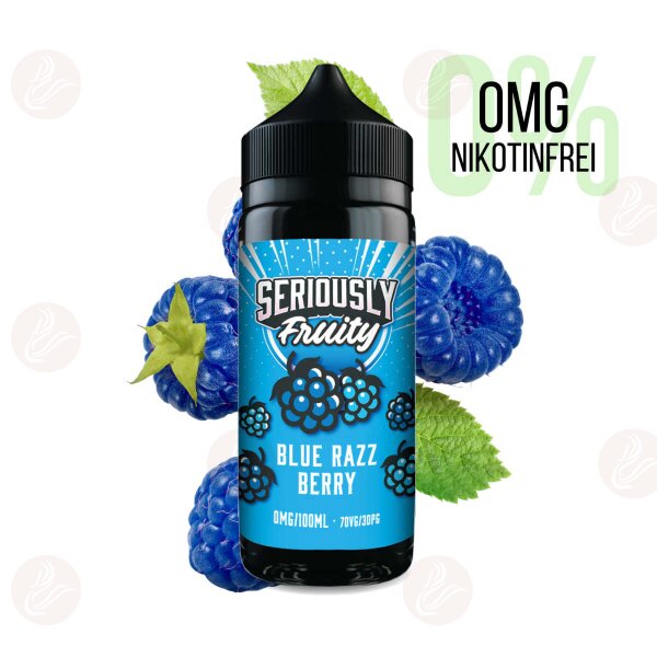 DOOZY VAPE - Seriously Fruity - Shortfill 120ml  Blue Razz Berry Ohne Nikotin