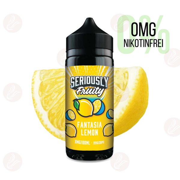 DOOZY VAPE - Seriously Fruity - Shortfill 120ml  Fantasia Lemon Ohne Nikotin