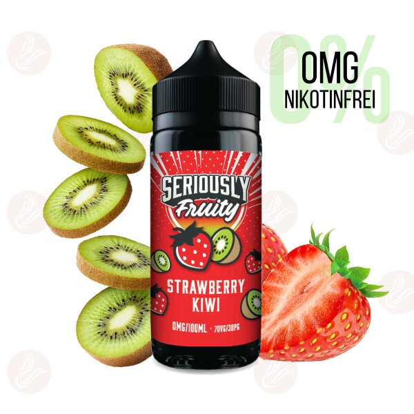 DOOZY VAPE - Seriously Fruity - Shortfill 120ml  Strawberry Kiwi Ohne Nikotin