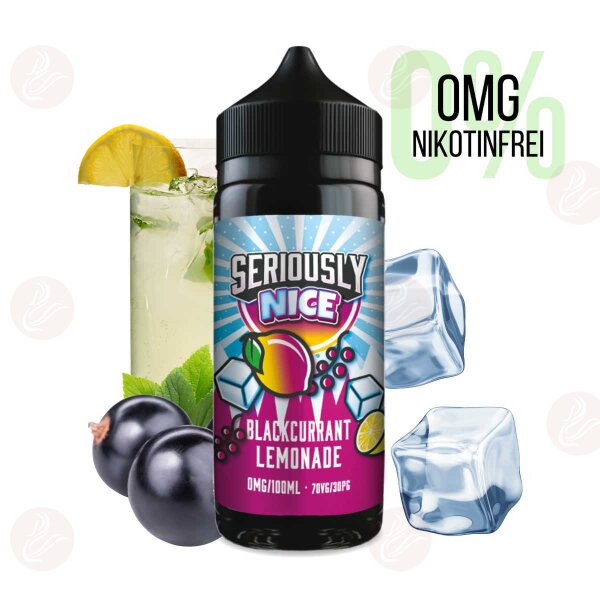 DOOZY VAPE - Seriously Nice Shortfill 120ml Blackcurrant Lemonade Without Nicotine