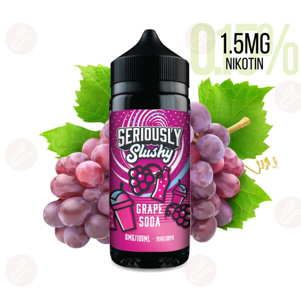 DOOZY VAPE - Seriously Slushy - Shortfill 120ml  Grape Soda 1.5mg/ml