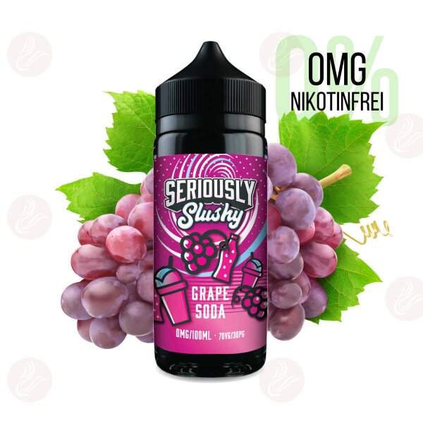 DOOZY VAPE - Seriously Slushy - Shortfill 120ml  Grape Soda Ohne Nikotin
