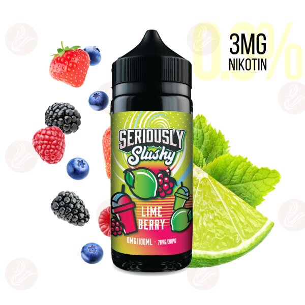 DOOZY VAPE - Seriously Slushy - Shortfill 120ml  Lime Berry 3mg/ml