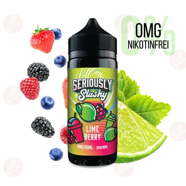 DOOZY VAPE - Seriously Slushy - Shortfill 120ml  Lime Berry Ohne Nikotin