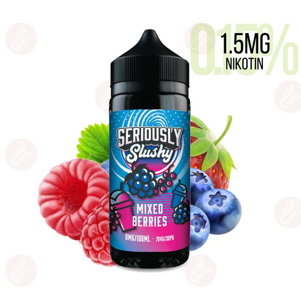 DOOZY VAPE - Seriously Slushy - Shortfill 120ml  Mixed Berries 1.5mg/ml
