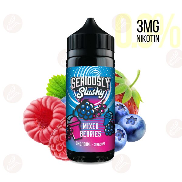 DOOZY VAPE - Seriously Slushy - Shortfill 120ml  Mixed Berries 3mg/ml