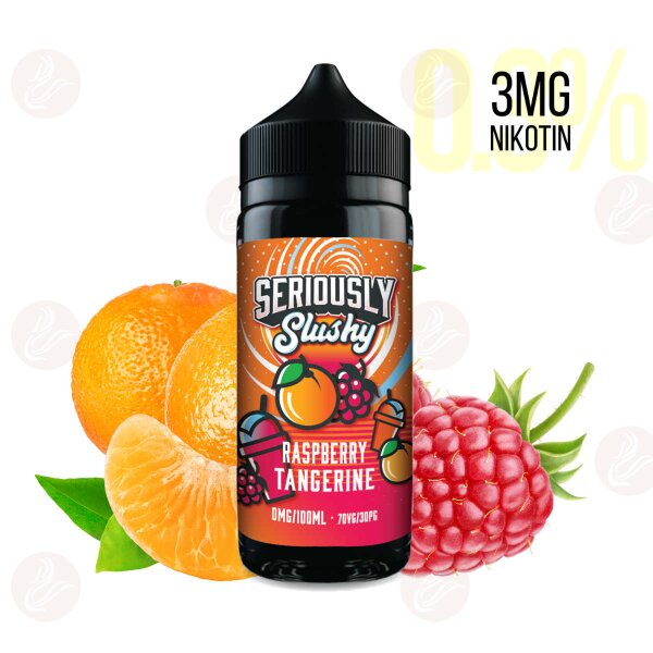 DOOZY VAPE - Seriously Slushy - Shortfill 120ml  Raspberry Tangerine 3mg/ml