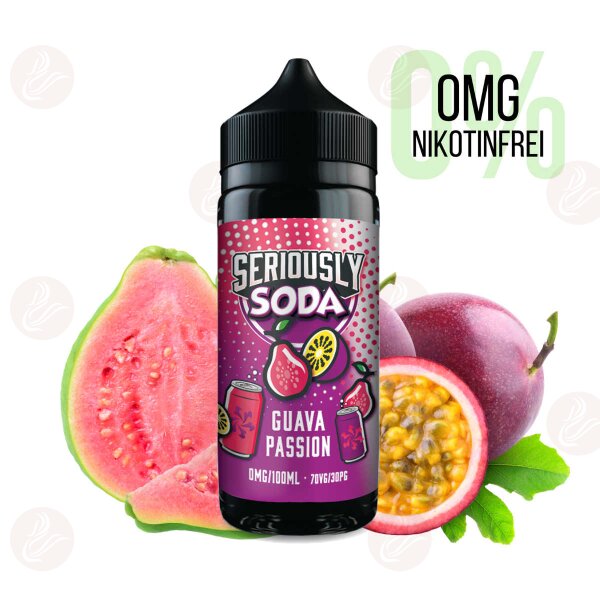 DOOZY VAPE - Seriously Soda Shortfill 120ml  Guava Passion Without Nicotine