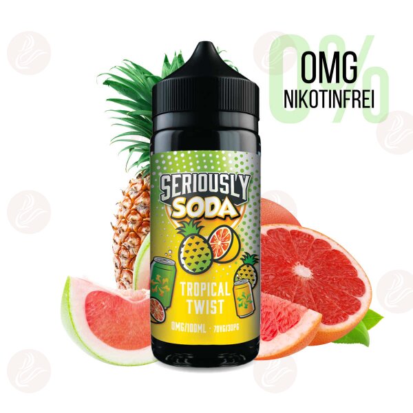DOOZY VAPE - Seriously Soda Shortfill 120ml  Tropical Twist Without Nicotine
