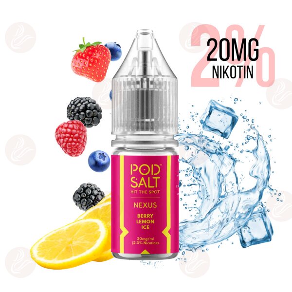 Pod Salt - Nexus Berry Lemon Ice 20 mg de sel de nicotine