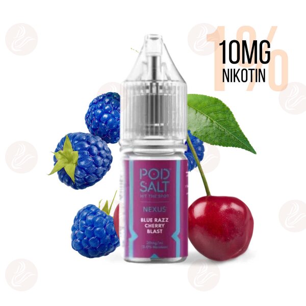 Pod Salt - Nexus Blue Razz Cherry Blast 10mg Nikotin Salz