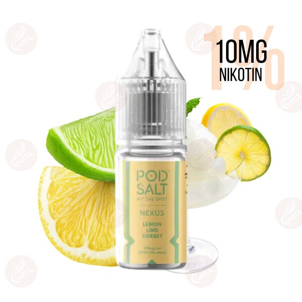 Pod Salt - Nexus Lemon Lime Sorbet 10mg/ml