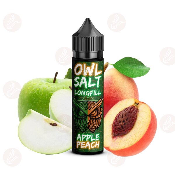 OWL Salt - Longfill 10ml in 60ml bottle Apple Peach