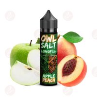 OWL Salt - Longfill 10ml in 60ml bottle Apple Peach